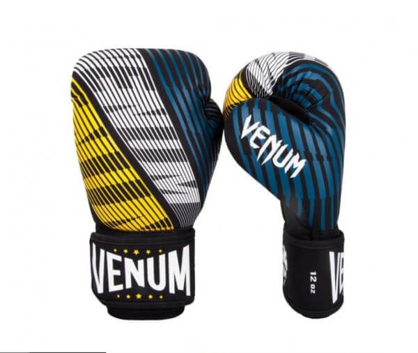 Боксерские перчатки Venum синие оригинальные