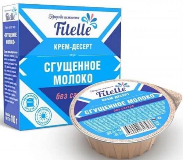 Сгущенное молоко Fitelle 100гр. без сахара