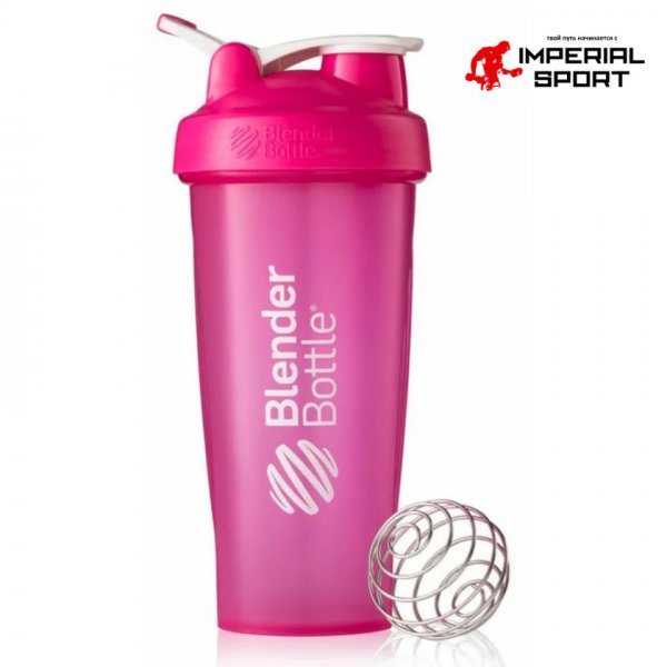 Шейкер Blender buttle 500мл. розовый спортивный