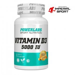 Витамин D3 5000 IU POWER LABS 90кап.