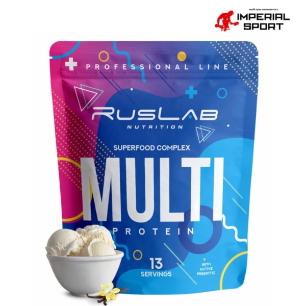 Мульти протеин RusLab 1000гр. спортивное питание