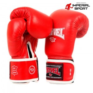 Перчатки REVEL боксерские красные отработка ударов