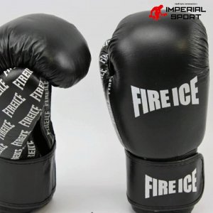 Перчатки кожа FIRE ICE боксерские